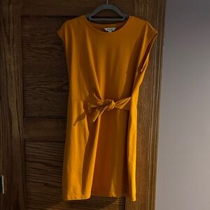 Nine West Vibrant Yellow Mini Dress